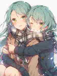 Glacier sister, don't want to be a sandwich